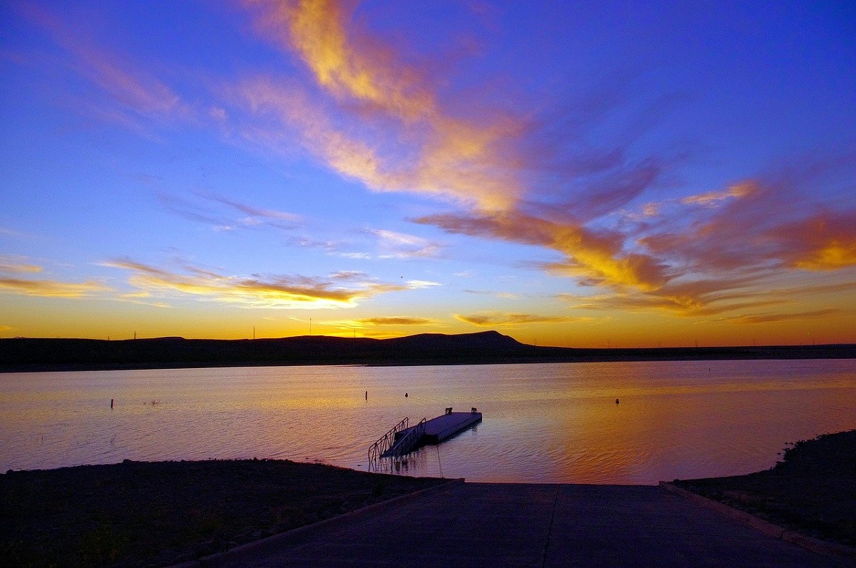 Brantley Lake Sunset